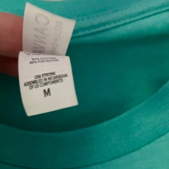 Highlander Graphic Canvas T-Shirt (Medium) Teal - Picture 4 of 4